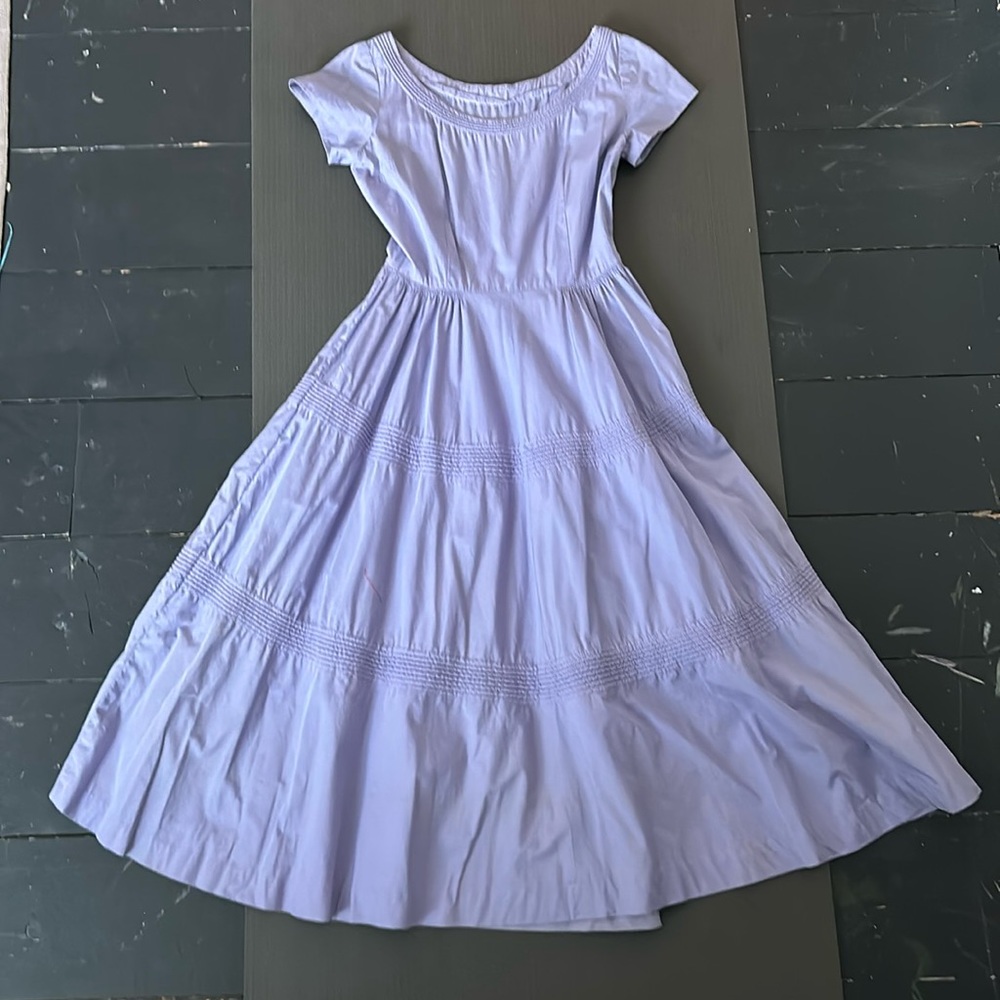 Vintage lavender cotton dress